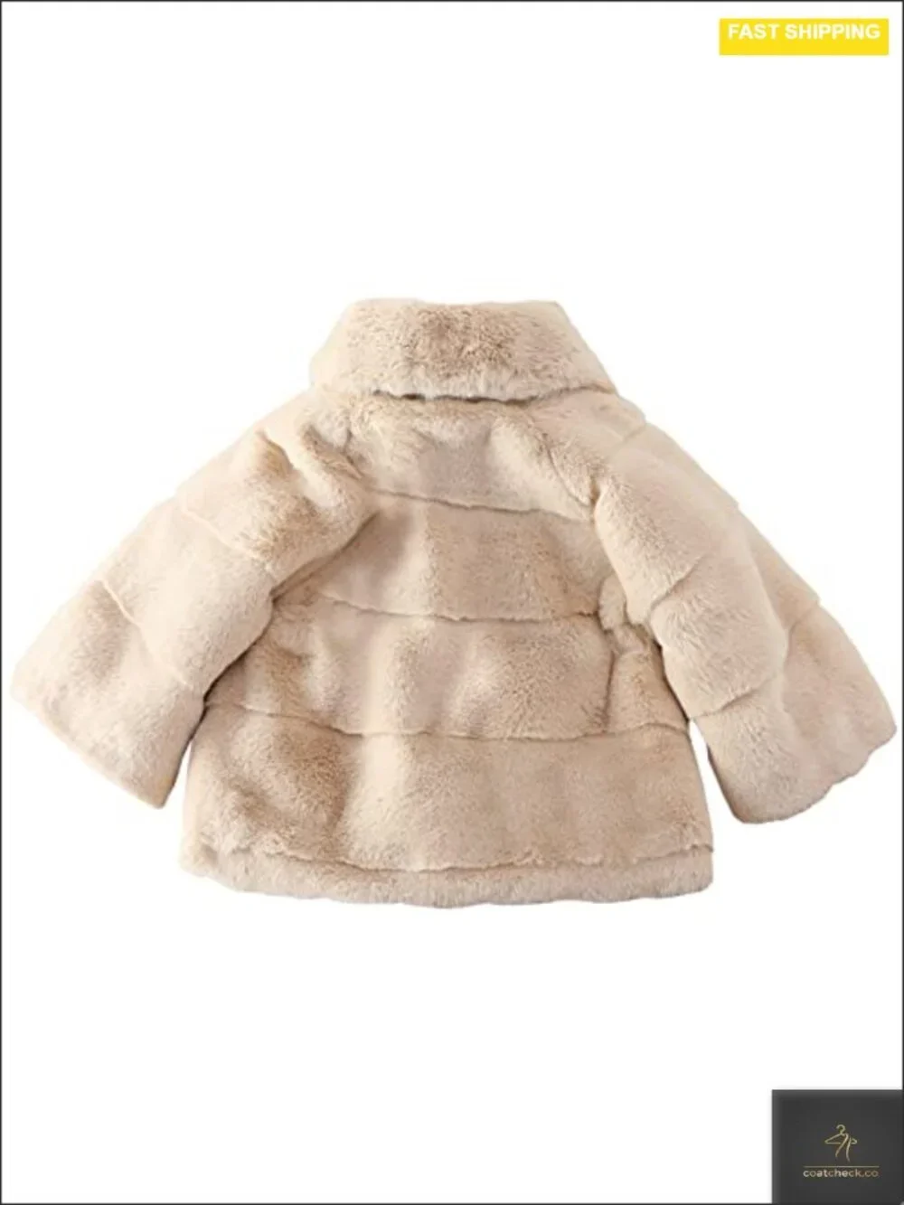 Baby Girl Faux Fur Cape Coat Winter Warm Fuzzy Jacket Toddler